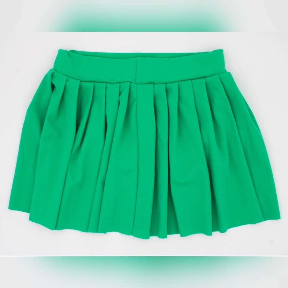 Bright Green Mini Tennis Skirt – Size 5